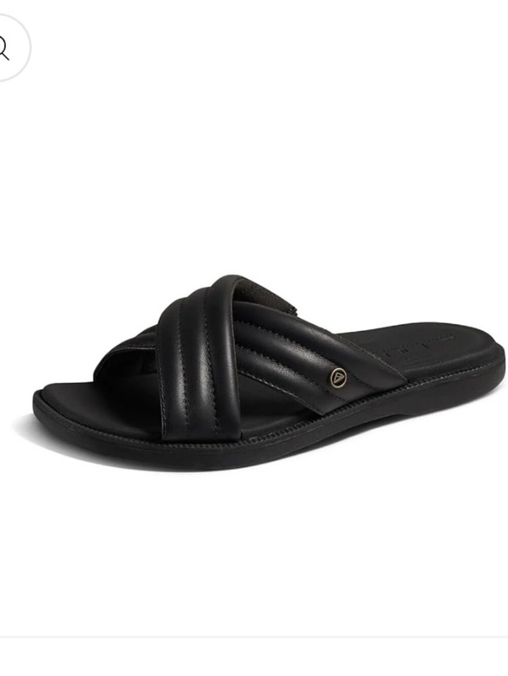 REEF Lofty Lux X Black Slide Sandals Size 11